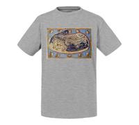 T-Shirt Enfant Carte De Ptolemée Navigation Moyen Age Monde Terre