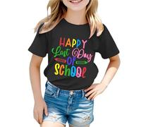 T-Shirt Enfant Col Rond Manches Courtes, Imprimé Drapeau Allemagne, Haut Tendance, Look Vintage#g