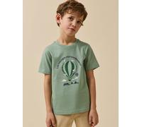 T-shirt enfant collection jules verne - coton biologique amande 14A