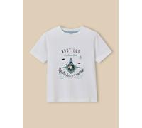 T-shirt enfant collection jules verne - coton biologique blanc 6A