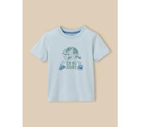 T-shirt enfant collection jules verne - coton biologique bleu pastel 6A