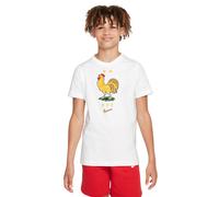 T-shirt Enfant Crest France 2024/25 Blanc S Unisex