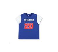 T-shirt enfant Fabio Quartararo Yamaha Factory Racing - Grand 20 et logo Yamaha