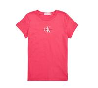 T-shirt enfant filles Calvin Klein Jeans MICRO MONOGRAM TOP Rose 8 ans