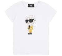 T-shirt enfant filles Karl Lagerfeld Z15417-N05-B Blanc 5 ans