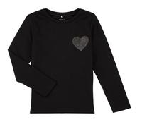 T-shirt enfant filles Name it NKFOLALLA Noir 8 ans