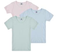 T-shirt enfant filles Petit Bateau 3 TEE SHIRTS MC Multicolore 8 ans