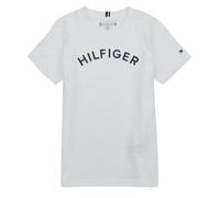 T-shirt enfant garcons Tommy Hilfiger U HILFIGER ARCHED TEE Blanc 16 ans