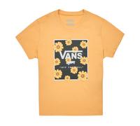 T-shirt enfant filles Vans SUNFLOWER ANIMAL BOX CREW Jaune 16 ans