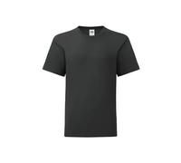T-shirt enfant Fruit of the Loom Iconic 150 T Noir 12/13 ans