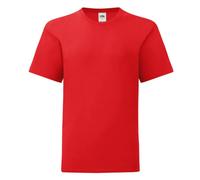T-shirt enfant Fruit of the Loom Iconic 150 T Rouge 14/15 ans