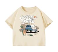 T Shirt Enfant Garcon Coton respire Boys Short Sleeve Casual Everyday Tee Soft Blend Pullover Shirt Playwear Summer Fashion