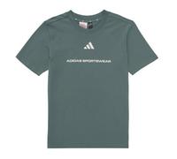T-shirt enfant garcons adidas adidas Boys Slogan Single Jersey T-Shirt Kids Vert 9 / 10 ans