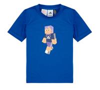 adidas Unisex Kinder Minecraft Training T-Shirt, Semi Lucid Blue, 7-8 Years