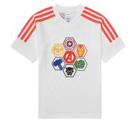 T-shirt enfant garcons adidas LK MARVEL AVENGERS T Blanc 4 / 5 ans