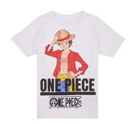 T-shirt enfant garcons Name it NKMNATE ONEPIECE SS TOP BOX VDE Blanc 7 ans