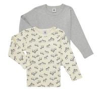 T-shirt enfant garcons Petit Bateau TSML X3 Multicolore 10 ans