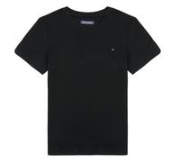 Tommy Hilfiger T-Shirt Garçon Manches Courtes Encolure Ronde, Noir (Meteorite), 14 Ans