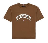 T-shirt enfant garcons Tommy Hilfiger VARSITY RAISED PRINT TEE SS Marron 14 ans