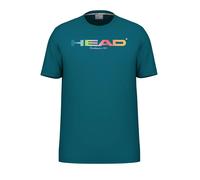 HEAD Rainbow T-Shirt Junior, Bleu Sarcelle, 176 Mixte Enfant