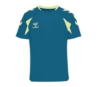 Hummel Core 2.0 T-shirt Jr 140 Bleu Marine/Jaune