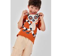 T-shirt Enfant Imprimé Animal Marron 8A