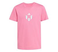 Adidas Messi Icon Graphic Short Sleeve T-shirt Rose 11-12 Years Garçon