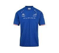 T-shirt Enfant Kappa Kombat Esteban Ocon BWT Alpine F1 Team - Bleu - Regular - Manches courtes 6 ans