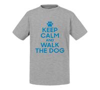 T-Shirt Enfant Keep Calm And Walk The Dog Parodie Chien Animaux