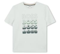 T-shirt enfant manches courtes - Style Iconique & Confort BOSS vert clair 4 ans