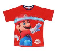 T-shirt Enfant 'mario' Manches Courtes En Coton Rouge 7/8A