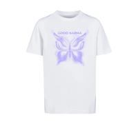 T-shirt enfant Mister Tee Good Karma Butterfly Blanc 5/6 ans