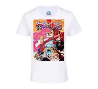 T-Shirt Enfant Mixte One Piece Arc Dressrosa Dolflamingo Manga Luffy Pirates
