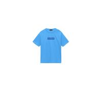 Napapijri New Box Logo Short Sleeve T-shirt Bleu 14 Years Enfants