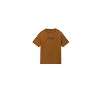 T-shirt enfant Napapijri New Box Logo Marron 16 ans
