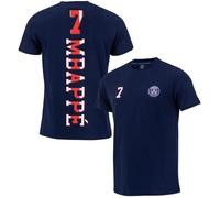 T-shirt enfant - PARIS SAINT GERMAIN - Kylian MBAPPE - Bleu - Manches courtes - Coton 4 ans