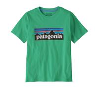 Patagonia P-6 Logo T-Shirt 62148 Aqua Stone Vert S