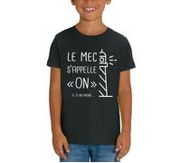 T-shirt enfant PIXEL EVOLUTION - Le mec s'appelle ON, il a un phare - Réplique culte d'Astérix mission cléopatre 6 ans