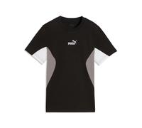 PUMA T-shirt Essentials Block Enfant et Adolescent, Vêtements, Noir, 15-16Y 15-16Y