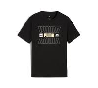 T-shirt enfant Puma Logo Lab Holiday Noir 8 ans
