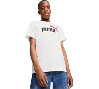 PUMA T-shirt garçon Essentials No.1 – manches courtes, bicolore, logo – Blanc Taille 152
