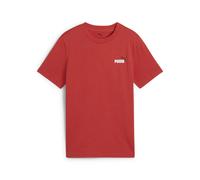 Puma T-shirt garçon ESS 2 Color Small No. 1 Logo – Rouge (12 ans)