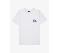T-shirt enfant Quiksilver Fundamental Ride Blanc 12 ans