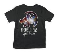 T-shirt Enfant - Roi Lion - 100% coton - Manches courtes - Col arrondi 2 ans