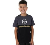 T-SHIRT ENFANT SERGIO TACCHINI BRAVE NOIR ET JAUNE 8 ans