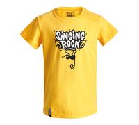 T-shirt enfant Singing Rock Monkey Jaune 7 ans