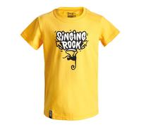 T-shirt enfant Singing Rock Monkey Jaune 8 ans