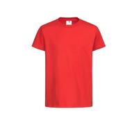 Stedman Apparel T-Shirt à Manches Courtes Classic-T/ST2200 pour garçon, Rouge écarlate, 7 Ans