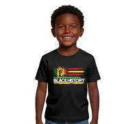 T Shirt Enfant - T-Shirt à Manches Courtes pour garçon Inspiration culturelle pour célébrations patrimoniales et Vie Scolaire Quotidienne