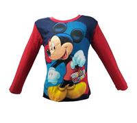 T-Shirt Enfant - Tee Shirt garçon - Naruto-Cars-Spiderman-Pat Patrouille (FR/ES, Âge, 2 Ans, Taille Normale, Manches Longues Mickey Rouge)